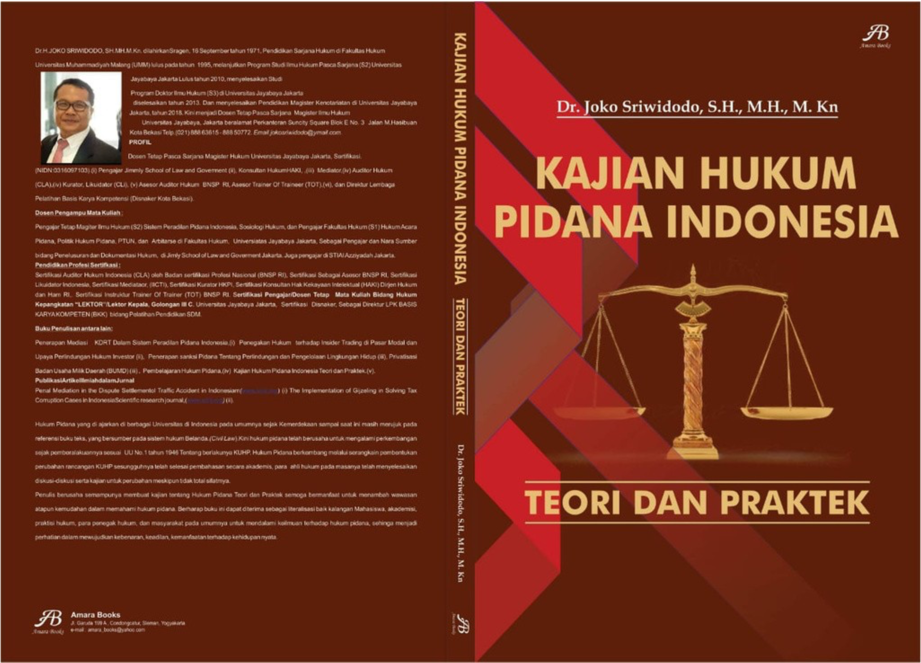 Sampul buku Kajian Hukum Pidana Indonesia