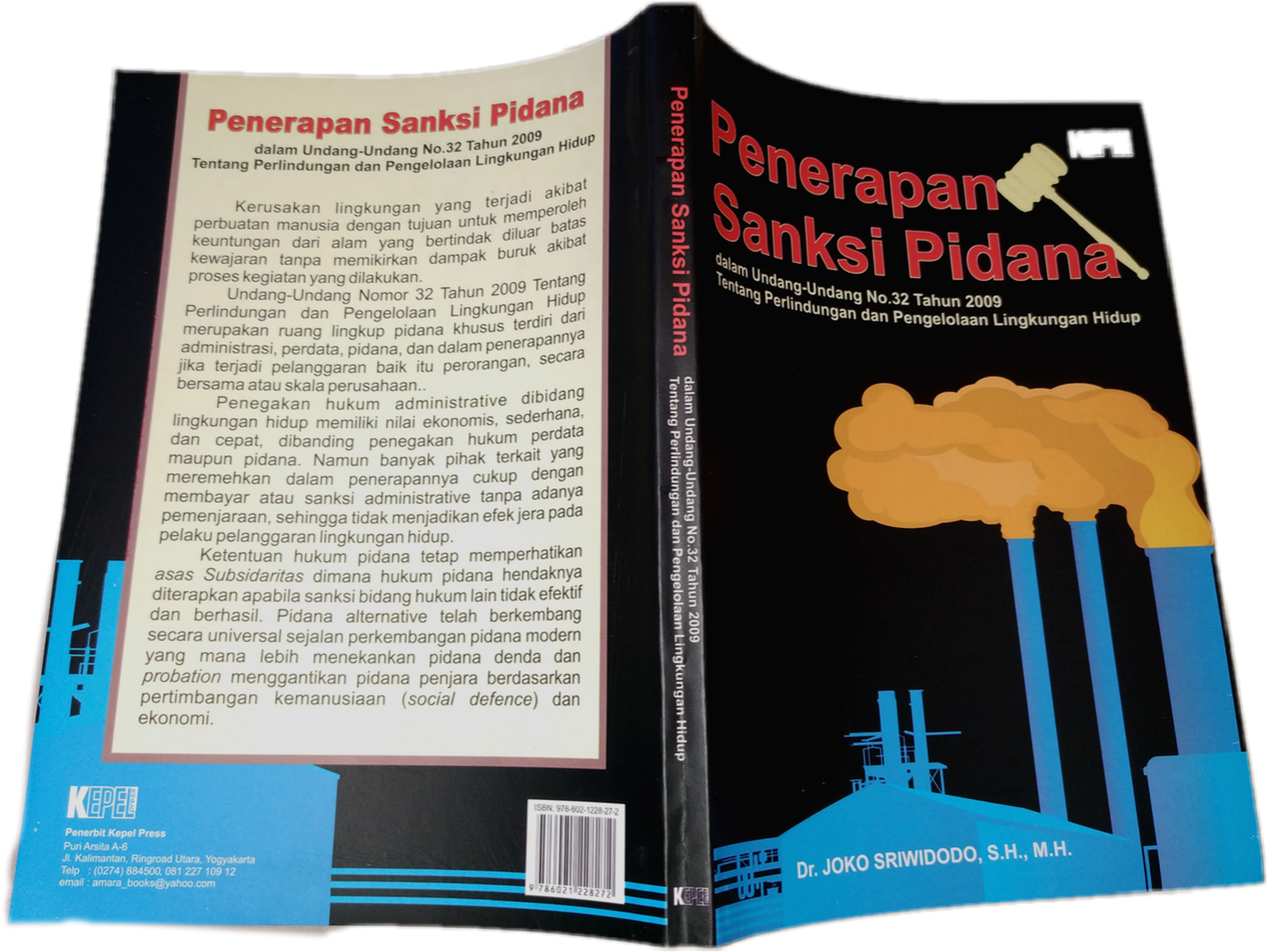Sampul buku Penerapan Sanksi Pidana