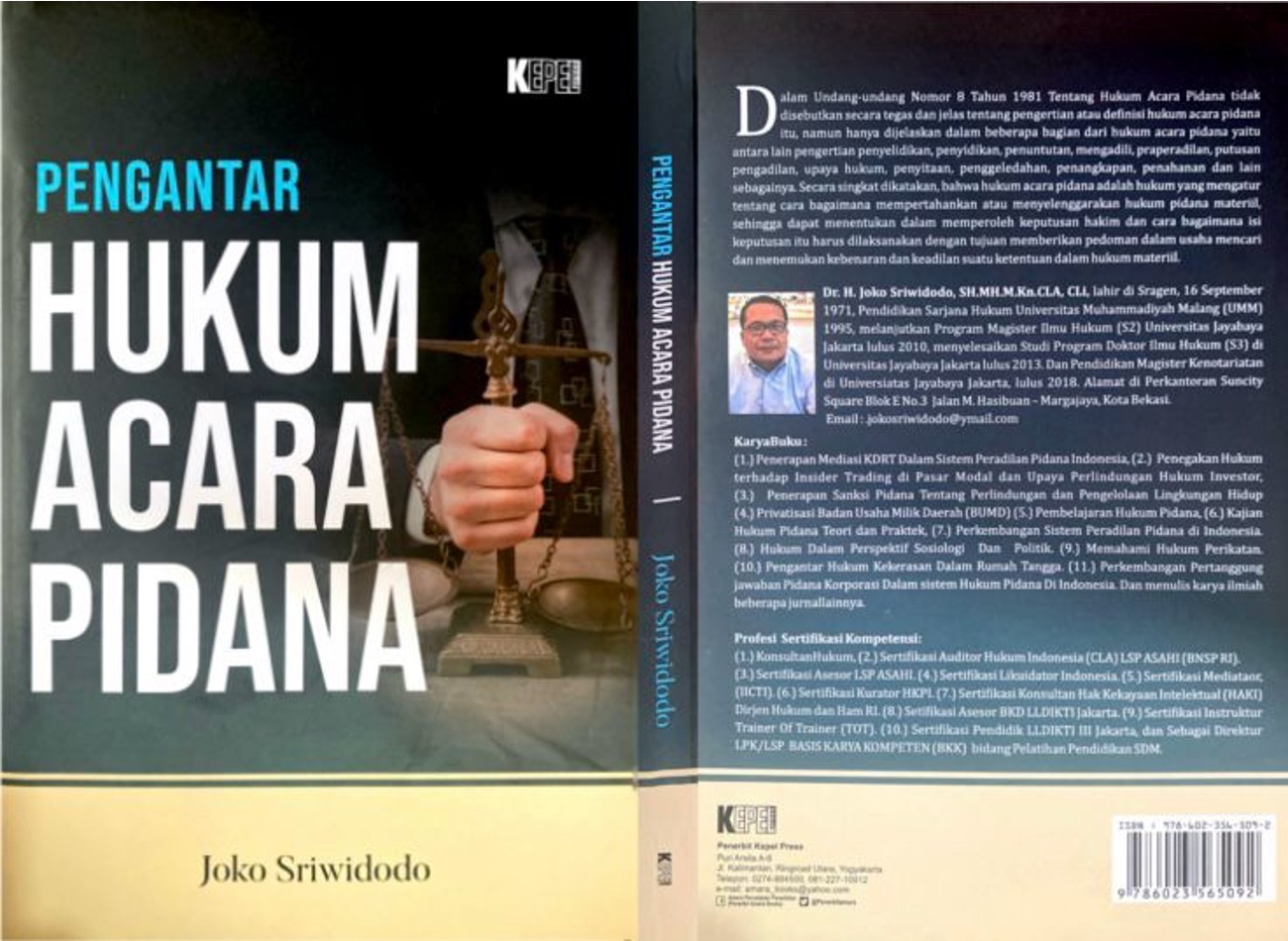 Sampul buku Pengantar Hukum Acara Pidana